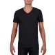 Gildan GI64V00 Softstyle felnőtt V-nyakú póló - Black