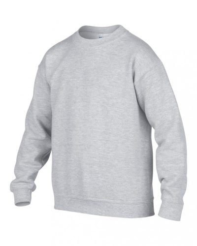 Gildan GIB18000 Heavy blend gyerek környakas pulóver - Sport Grey