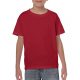 Gildan GIB5000 Heavy Cotton gyerek póló - Cardinal Red