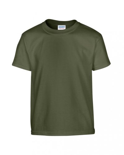 Gildan GIB5000 Heavy Cotton gyerek póló - Military Green