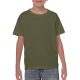 Gildan GIB5000 Heavy Cotton gyerek póló - Military Green