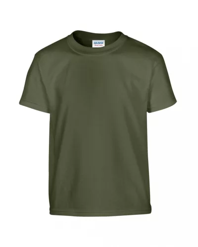 Gildan GIB5000 Heavy Cotton gyerek póló - Military Green