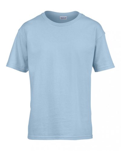Gildan GIB64000 Softstyle gyerek póló - Light Blue