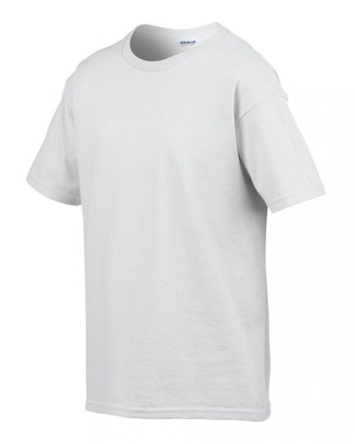 Gildan GIB64000 Softstyle gyerek póló - White