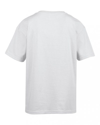 Gildan GIB64000 Softstyle gyerek póló - White
