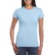 Gildan 64000L Softstyle női pamut póló - Light Blue