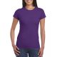 Gildan 64000L Softstyle női pamut póló - Purple 