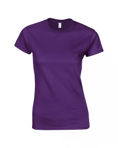 Gildan 64000L Softstyle női pamut póló - Purple 