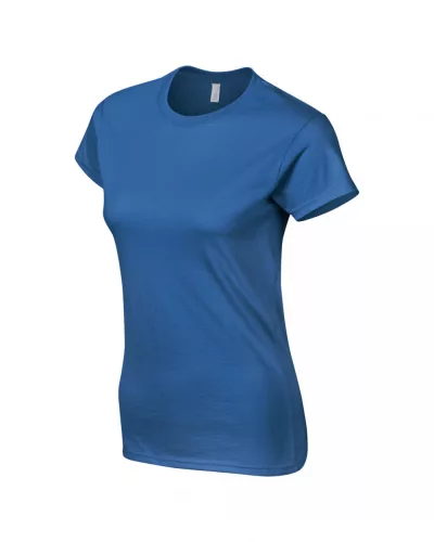 Gildan 64000L Softstyle női pamut póló - Royal 