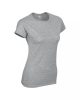 Gildan 64000L Softstyle női pamut póló - RS Sport Grey