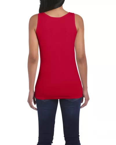 Gildan GIL64200 Softstyle női pamut trikó - Cherry Red
