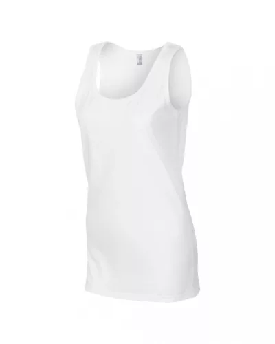 Gildan GIL64200 Softstyle női pamut trikó - White