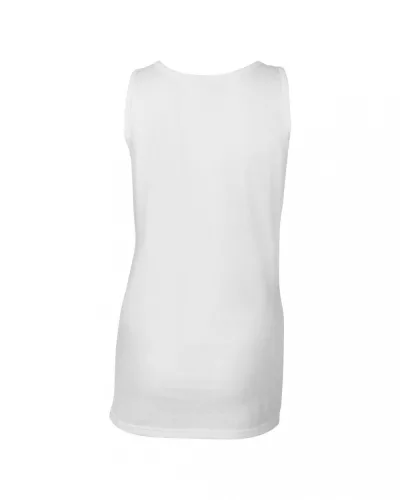 Gildan GIL64200 Softstyle női pamut trikó - White