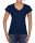 Gildan GIL64V00 Softstyle női V-nyakú póló - Navy