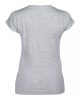 Gildan GIL64V00 Softstyle női V-nyakú póló - RS Sport Grey