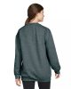Gildan GISF000 Softstyle pamut felnőtt környakú pulóver - Dark Heather 