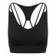 Just Cool JC019 GIRLIE CROSS BACK CROP TOP XL