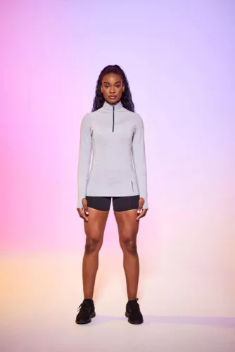 Just Cool JC035 WOMEN'S COOL FLEX 1/2 ZIP TOP M