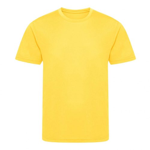 Just Cool JC201J Cool gyerek újrahasznosított póló - Sun Yellow