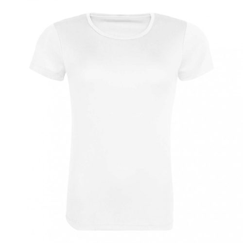 Just Cool JC205 újrahasznosított női póló - Arctic White