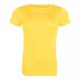 Just Cool JC205 újrahasznosított női póló - Sun Yellow