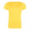 Just Cool JC205 újrahasznosított női póló - Sun Yellow