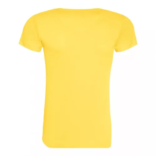 Just Cool JC205 újrahasznosított női póló - Sun Yellow