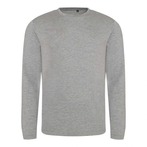 Just Ts JT002 hosszú ujjú Tri-Blend póló - Heather Grey
