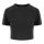 Just Ts JT006 női Tri-Blend rövid fazonú póló - Heather Black