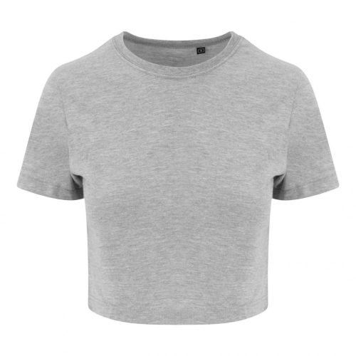 Just Ts JT006 női Tri-Blend rövid fazonú póló - Heather Grey