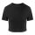 Just Ts JT006 női Tri-Blend rövid fazonú póló - Solid Black