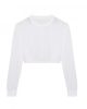 Just Ts JT016 női rövidített hosszú ujjú póló - Solid White