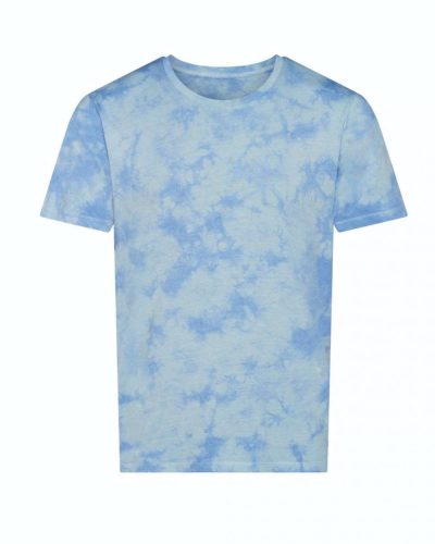 Just Ts JT022 batikolt mintás rövid ujjú póló - Blue Cloud