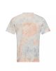 Just Ts JT022 batikolt mintás rövid ujjú póló - Grey Pink Marble