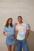 Just Ts JT022 batikolt mintás rövid ujjú póló - Pastel Sunset Dip