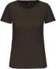 Kariban KA3026IC  BIO150IC női környakú póló - Dark Khaki