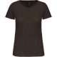 Kariban KA3026IC  BIO150IC női környakú póló - Dark Khaki