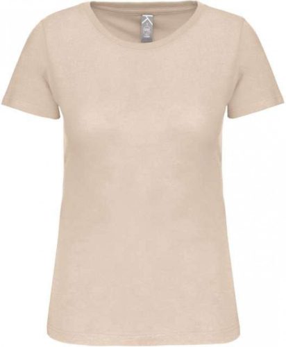 Kariban KA3026IC  BIO150IC női környakú póló - Light Sand