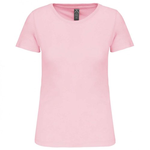 Kariban KA3026IC  BIO150IC női környakú póló - Pale Pink