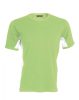 Kariban KA340 Tiger kétszínű rövidujjú póló - Lime/White