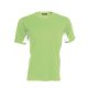 Kariban KA340 Tiger kétszínű rövidujjú póló - Lime/White