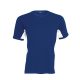 Kariban KA340 Tiger kétszínű rövidujjú póló - Royal Blue/White