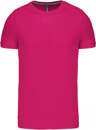 Kariban KA356 férfi környakú rövid ujjú póló - Fuchsia