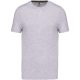 Kariban KA356 férfi környakú rövid ujjú póló - Oxford Grey