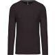 Kariban KA359 férfi hosszú ujjú környakú póló - Dark Grey