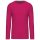 Kariban KA359 férfi hosszú ujjú környakú póló - Fuchsia