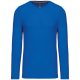 Kariban KA359 férfi hosszú ujjú környakú póló - Light Royal Blue