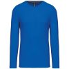 Kariban KA359 férfi hosszú ujjú környakú póló - Light Royal Blue
