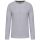 Kariban KA359 férfi hosszú ujjú környakú póló - Oxford Grey