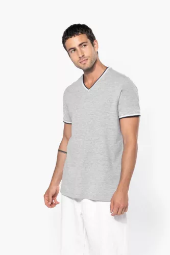 Kariban KA374 FÉRFI V-NYAKÚ PIQUÉ PÓLÓ L